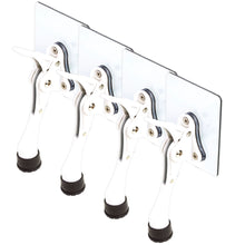 Load image into Gallery viewer, Door Stopper with Adhesive Bracket Stickers, No Drilling or Tools Needed, Available for All Doors, Door Holder, Heavy Door Stop, KickDown Door Stoppers, Bottom of Door by HASHI