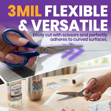 Load image into Gallery viewer, VIOLETTO 3 Mil Self-Adhesive Laminating Sheets 20 Pack, 8.7 x 12.2 Inches Cold Lamination Film for Photos and Documents, No Machine Needed, Crystal Clear Single Sided Vinyl