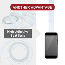 Load image into Gallery viewer, HA SHI 2pack 43Feet Five Blades Silicone Seal Strip,Self Adhesive Seal Strip for Windows and Doors,Soundproofing,Windproof,Dustproof, Stronger Stickiness(Transparent,25MM)