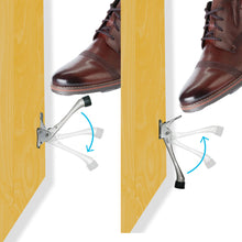 Load image into Gallery viewer, HASHI One Touch Door Stopper, 4Inch Door Stop with a Height-Adjustable Rubber