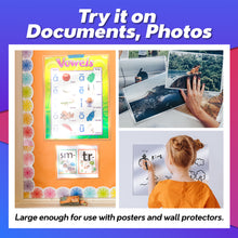 Load image into Gallery viewer, VIOLETTO 4 Mil Self-Adhesive Laminating Sheets 10 Pack, 12.3x17.1 Inches Cold Lamination Film for Photos and Documents, No Machine Needed, Crystal Clear Single Sided Vinyl
