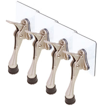 Load image into Gallery viewer, Door Stopper with Adhesive Bracket Stickers, No Drilling or Tools Needed, Available for All Doors, Door Holder, Heavy Door Stop, KickDown Door Stoppers, Bottom of Door by HASHI
