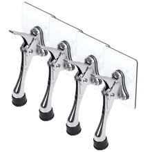 Load image into Gallery viewer, Door Stopper with Adhesive Bracket Stickers, No Drilling or Tools Needed, Available for All Doors, Door Holder, Heavy Door Stop, KickDown Door Stoppers, Bottom of Door by HASHI

