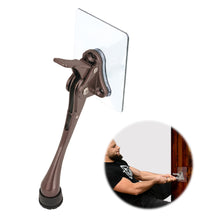 Load image into Gallery viewer, Door Stopper with Adhesive Bracket Stickers, No Drilling or Tools Needed, Available for All Doors, Door Holder, Heavy Door Stop, KickDown Door Stoppers, Bottom of Door by HASHI
