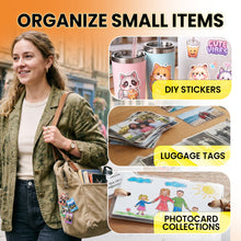 Load image into Gallery viewer, VIOLETTO Self Adhesive Laminating Sheets 4 x 6 inches, 30 Pack, 4mil Thickness, No Heat or Machine Needed, Waterproof, Self Sealing, Easy Peel and Stick, Clear Glossy Finish, Photo/Postcard Size
