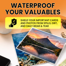 Load image into Gallery viewer, VIOLETTO Self Adhesive Laminating Sheets 4 x 6 inches, 30 Pack, 4mil Thickness, No Heat or Machine Needed, Waterproof, Self Sealing, Easy Peel and Stick, Clear Glossy Finish, Photo/Postcard Size
