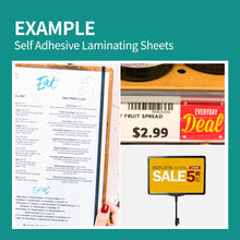 Load image into Gallery viewer, [HASHI] (20~100 sheets-9 x 12 inch) Self-Adhesive Laminating Sheets / free shipping Within 7 days of delivery
