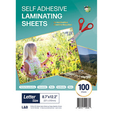 Load image into Gallery viewer, [HASHI] (20~100 sheets-9 x 12 inch) Self-Adhesive Laminating Sheets / free shipping Within 7 days of delivery
