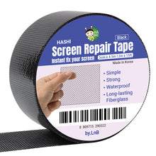 Load image into Gallery viewer, [HASHI] (Black/Grey) (2 inch x 6.5~15 Feet) screen repair tape / free shipping Within 7 days of delivery
