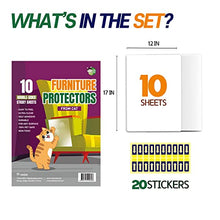 Load image into Gallery viewer, HA SHI (10 Sheets) Cat Scratch Deterrent Tape - One / Double Sided Sticky - Furniture Couch Protectors from Cats
