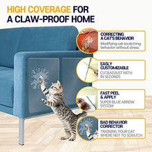 Load image into Gallery viewer, HA SHI (10 Sheets) Cat Scratch Deterrent Tape - One / Double Sided Sticky - Furniture Couch Protectors from Cats
