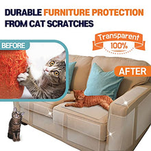 Load image into Gallery viewer, HA SHI (10 Sheets) Cat Scratch Deterrent Tape - One / Double Sided Sticky - Furniture Couch Protectors from Cats
