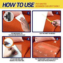 Load image into Gallery viewer, HA SHI (10 Sheets) Cat Scratch Deterrent Tape - One / Double Sided Sticky - Furniture Couch Protectors from Cats
